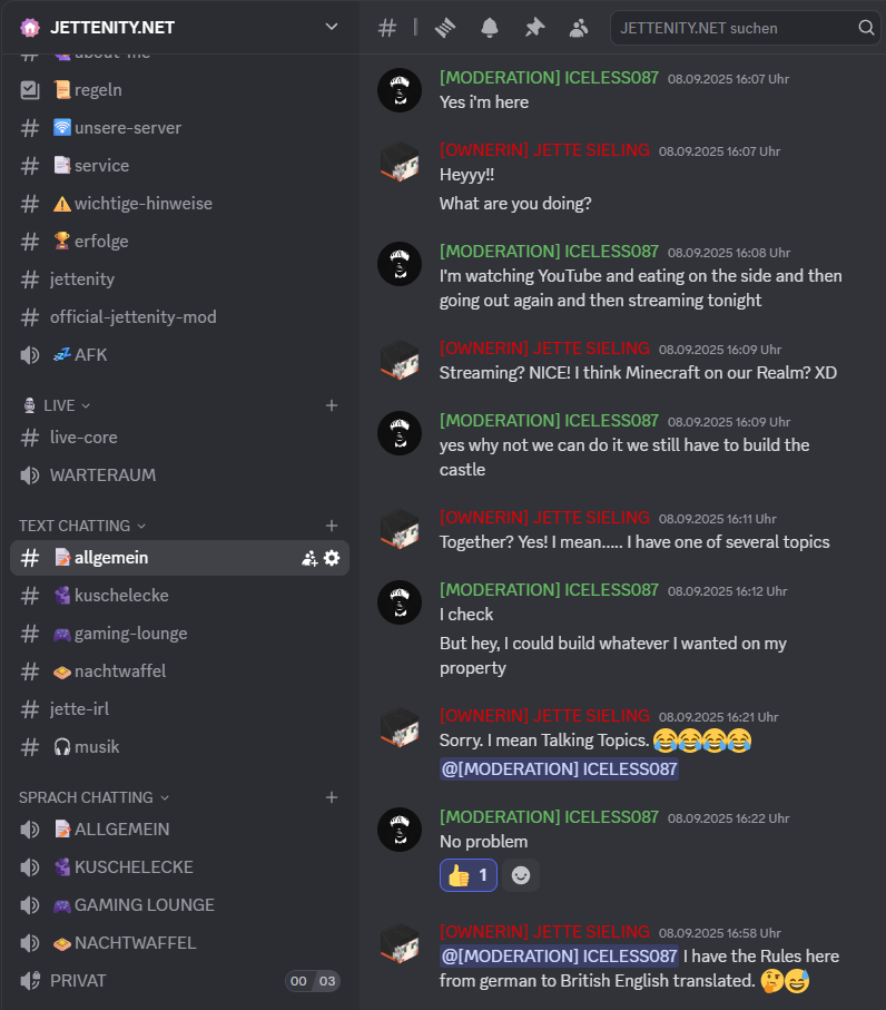 Stimmungsvolles Spaltenbild